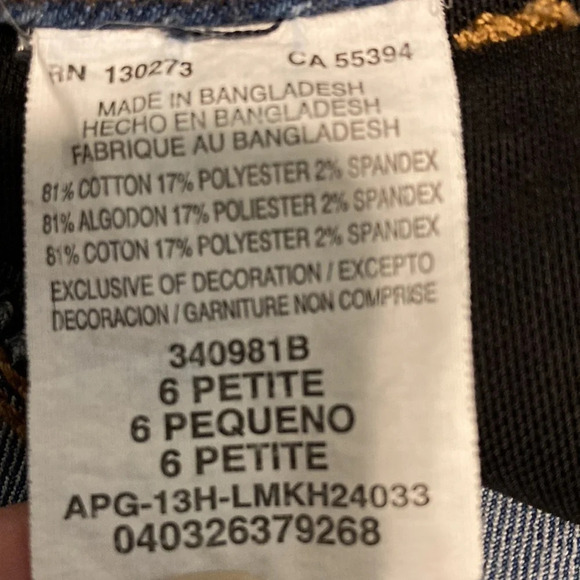 NWOT Lee Perfect Fit jeans 6 petite - Picture 11 of 16